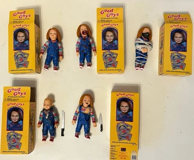 NECA Chucky (TV Series) Blind Box Series Good Guys Opened Box Set Of 5 - Image 1 of 4