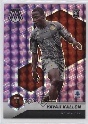 2021-22 Panini Mosaic Serie A Purple Prizm /49 Yayah Kallon #96 Rookie RC - Image 1 of 2