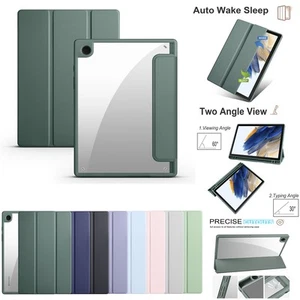 Clear Back Smart Case Stand Cover For Apple iPad air 11" iPad 10.9"/11" mini 6/7 - Picture 1 of 20