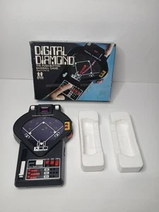 Vintage TOMY Digital Diamond Baseball Handheld Electronic video game w/box Parts - Picture 1 of 3