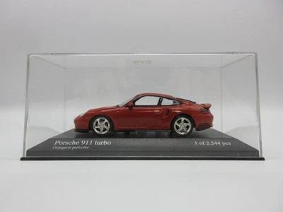 1/43 Minichamps Porsche 911 Turbo Porsche 911 turbo 996 el coche naranja - Imagen 1 de 3