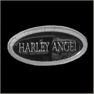 Harley Angel Motorcycle Biker Title Nickname Pin for Hat Vest Jacket or Lapel - Picture 1 of 1