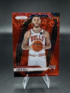 Bola Prizm Lonzo Fast Break roja #/100 Bulls 2024-25 combinación de colores - Imagen 1 de 3