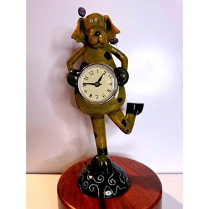 Michelle Allen Standing Dog Clock by Allen Designs WORKS - Picture 1 of 11