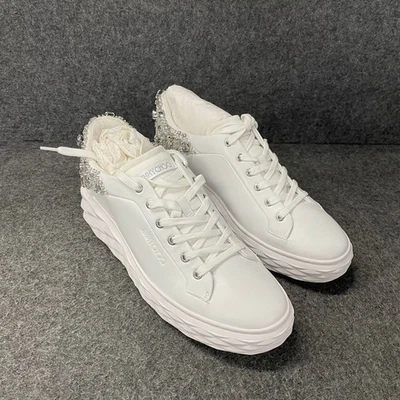 Zapatilla deportiva para mujer JIMMY CHOO Diamond Maxi F II talla 43 (US 13) blanca  Foto 1 de 4