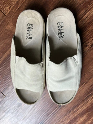 Sandalias Falls Creek Charla para mujer talla 8M cuero plataformas superiores marfil” Foto 1 de 4