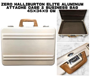 Zero Halliburton Elite Aluminum Attache Case & Business bag 45×34×9 cm - Picture 1 of 12