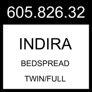 IKEA INDIRA Tagesdecke gelb-beige Twin/Full 605.826.32 - Bild 1 von 1