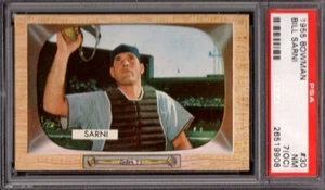 1955 Bowman # 30 Bill Sarni St. Louis Cardinals PSA 7 (OC) - Bild 1 von 2