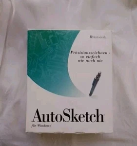 Autodesk Autosketch für Windows OVP Bigbox Software Release 2.1 Retro Vintage - Bild 1 von 3