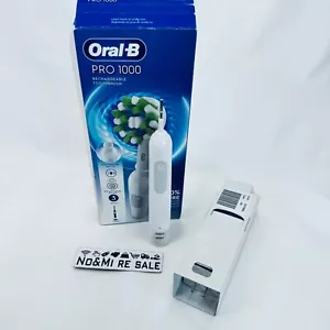Oral-B Pro 1000 Spazzolino Elettrico Ricaricabile, Bianco USATO H&C LEGGI BENE - Foto 1 di 8