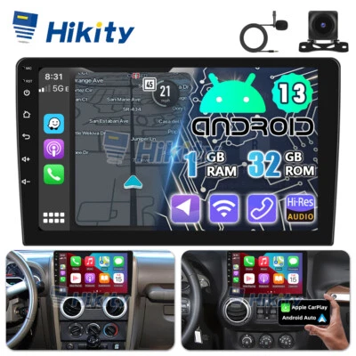 10,1" CarPlay Android 13 Autoradio Für Jeep Wrangler JK 2007-2018 GPS WIFI Navi - Bild 1 von 4