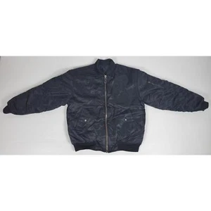 Giacca cappotto trapuntato vintage Y2K Southpole uomo grande nero reversibile puffer - Foto 1 di 15