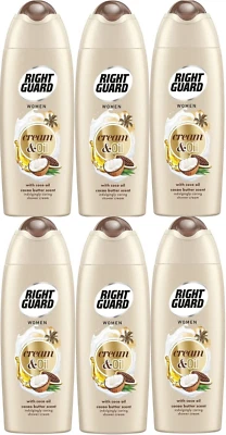 Right Guard Shower Cream Women Cocoa Butter 250ml x 6