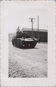 US Army 7th Infantry 1941 M2A2 Tank Training Fort Lewis foto originale - Foto 1 di 2