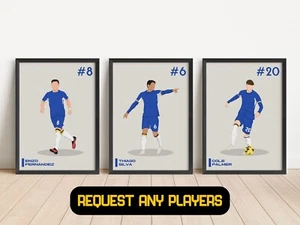 Chelsea Gift Set - Football Poster Bundle - Framed Options A5/A4/A3/A2/A1/A0 - Picture 1 of 5