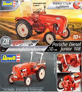 Revell 1/24 Tractor Porsche Diesel Junior 108 New Plastic Model Kit 07820 Age10+ - Picture 1 of 3
