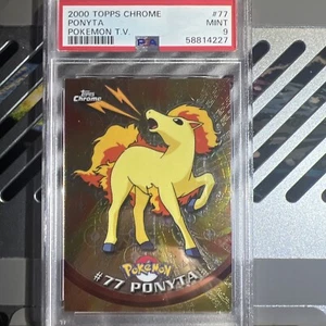 🔥PSA 9 - 2000 Pokemon Topps Chrome - Ponyta - 77 - Picture 1 of 17