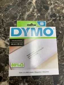 DYMO Postanschrift Etiketten weiß NEU 1 1/8" x 3,5" Neu im Karton - Bild 1 von 4