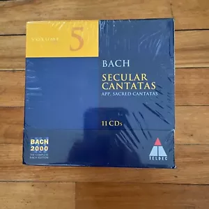 Bach Weltliche Kantaten 11 CD Set Teldec Records - 1999 Neu & Versiegelt - Bild 1 von 2