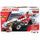 Meccano, 10-In-1 Racing Vehicles Stem Model Building Kit With 225 Parts And Real