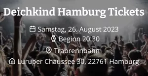 Deichkind Konzertkarte / ticket Hamburg - Bild 1 von 1