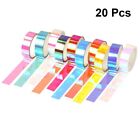 20pcs Tape Pattern Tape Journal Decorations Planner Tape Stickers