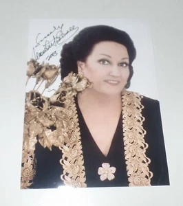 MONTSERRAT CABALLE (+), original signed Photo in 13x18 cm - Bild 1 von 1