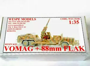 1:35 VOMAG + FLAK 88mm Wespe Models - kit resina 35108 - Imagen 1 de 1