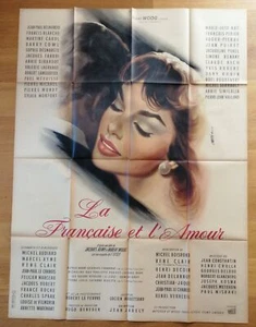 JEAN-PAUL BELMONDO française et l'amour affiche cinema originale 160x120 '60 - Foto 1 di 1