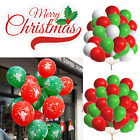Merry Christmas Balloons Helium Santa Garland Arch Red Green Xmas Party Decor UK