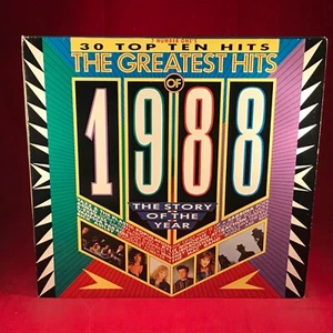 VARIOUS The Greatest Hits Of 1988 UK Double vinyl LP EXCELLENT Erasure Kylie KLF - Picture 1 of 8