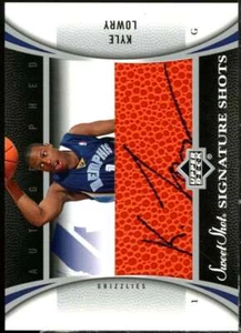 Kyle Lowry Card 2006-07 Sweet Shot Signature Shots Leather #KL - Picture 1 of 2