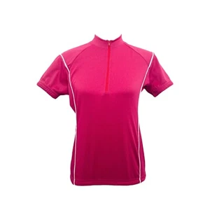 Women’s Medium Cycling Jersey Canari Pink Short Sleeve Half Zip Athletic - Picture 1 of 7