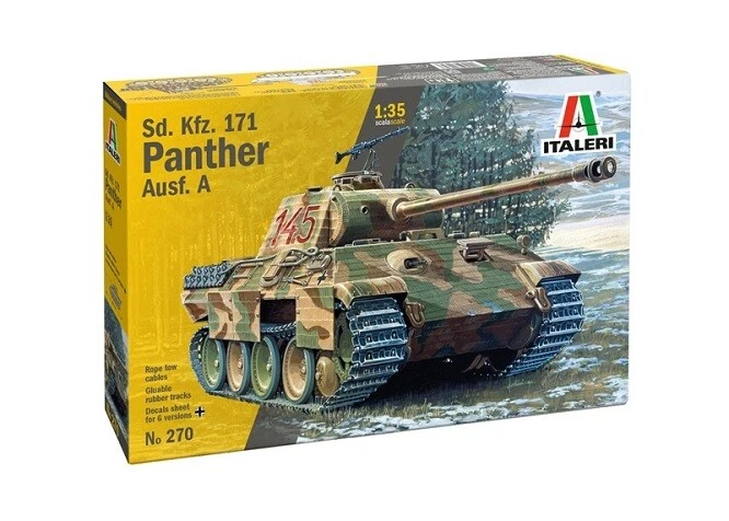 Italeri 270 - 1/35 Sd.Kfz. 171 Panther Ausf. A WA - Neuf - Photo 1/1