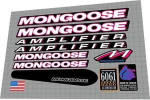 1994 Mongoose IBOC Amplifier DECAL SET - Picture 1 of 1