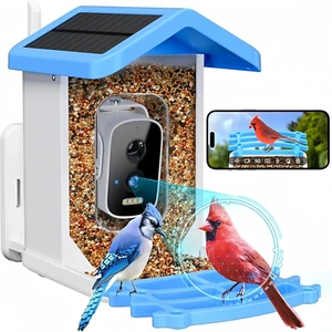 Smart Bird Feeder Camera - Bird Feeder with Camera Solar Powered- AI Identifies - Picture 1 of 6