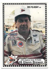Glenn Brewer 1992 Langenberg ARCA Flash Racing Card #8 - Bild 1 von 2