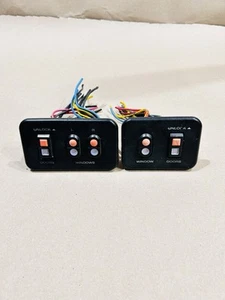 87-91 Ford Truck / Bronco Driver Passenger Side Power Window Lock Switch Set - Picture 1 of 11