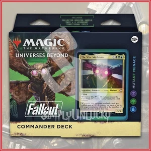 MAGIC THE GATHERING Fallout Commander Deck Mutant Menace PIP - Picture 1 of 2