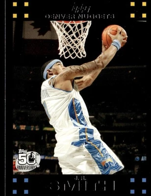 2007-08 Topps J.R. Smith Denver Nuggets #82 - Image 1 of 2