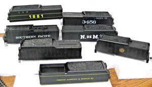 HO STEAM LOCOMOTIVE TENDER SHELLS - Picture 1 of 9