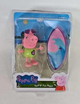 Peppa Pig SURF N FUN PEPPA  Action Figure Set with Surfboard Accessory 00515 - Image 1 of 2