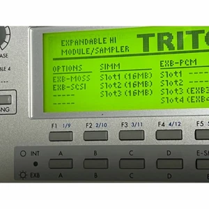 Korg Triton-Rack- Expansion Memory 16Mb3 48Mb Second-Hand Vintage, Rare Keyboard - Picture 1 of 4