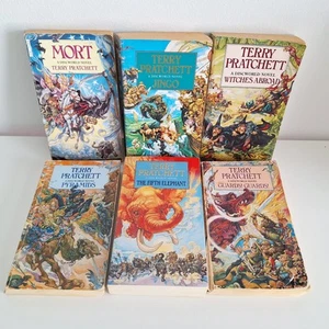 Terry Pratchett Taschenbuch Konvolut x 6 Scheibenwelt gut gelesen - Bild 1 von 8