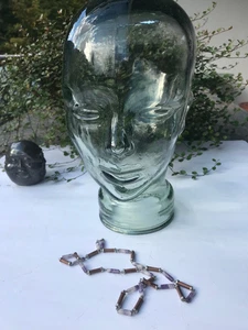 Halskette Silber Veilchenholz/Amethyst Handarbeit Unikat - Bild 1 von 8