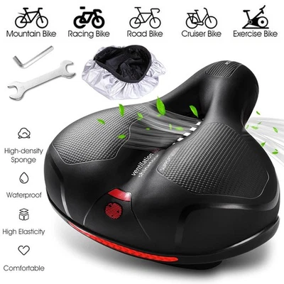 NEU Ergonomische Fahrrad Sattel Fahrradsitz Schlitz Prostata Herren Damen e-Bike - Bild 1 von 4