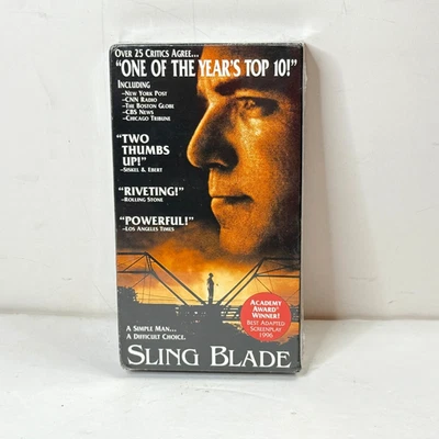 Slingblade ©1996 Billy Bob Thornton Hype Sticker SEALED *BUY 2 GET 1 FREE VHS* Foto 1 de 4