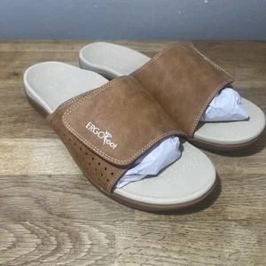 Ergofoot Orthopedic Sliders Sandals Women’s Size 8 UK Brown Sandals - Picture 1 of 11