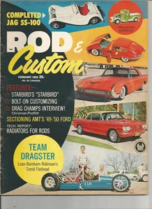 ROD & Custom February 1963-Darryl Starbird '61 TBird-Car Model Section - Picture 1 of 3